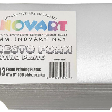 Inovart Presto Foam Printing Plates Econo Pack, 4"