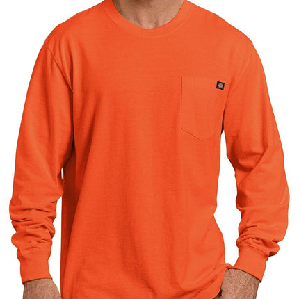 Dickies Men's Long Sleeve Heavyweight Crew Neck T-