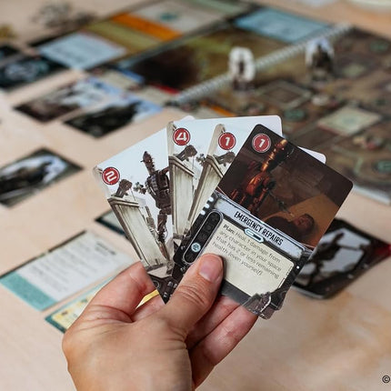 Unexpected Games Star Wars: The Mandalorian Adventures Board Game - Cooperative Missions Inspired by Season 1! Strategy Game for Kids and Adults, Ages 12+, 1-4 Players, 30-60 Minutes