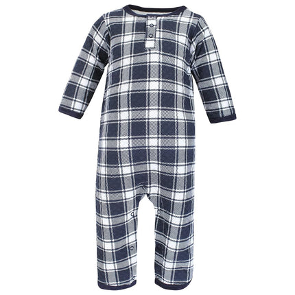 Hudson Baby Unisex Baby Premium Quilted Coveralls, Cars, 0-3 Months