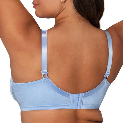 Playtex Women's 18-Hour Ultimate Lift Wireless Full-Coverage Bra, Single Or 2-Pack, Opaque, Zen Blue, 40B