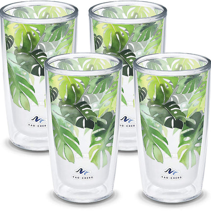 Tervis Yao Cheng Green Crystal Made in USA Double 