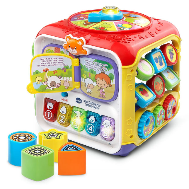 VTech Cube multi-activités et formes à trier, multicolore