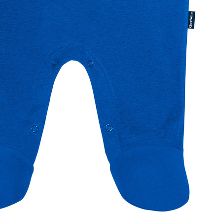 Pyjama une pièce Gerber unisexe pour bébé NFL avec pieds, couleur de l'équipe, 3-6 mois