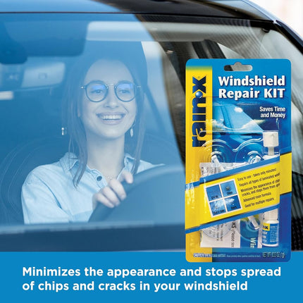 Kit de reparación de parabrisas Rain-X, blanco/transparente