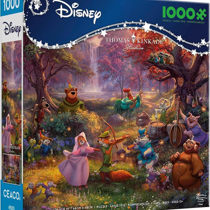 Ceaco - Thomas Kinkade - Disney - Robin Hood - 1000 Piece Jigsaw Puzzle