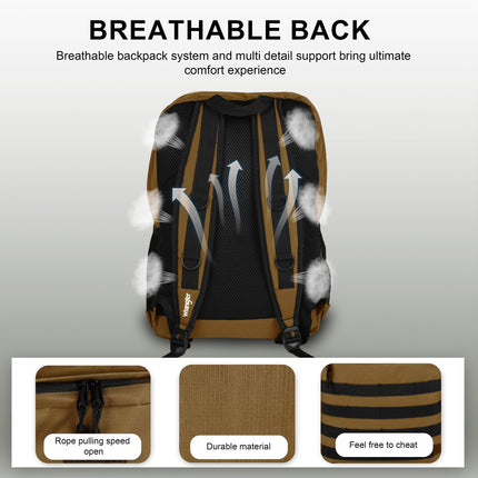 Sac à dos Wrangler Tradesman, sac à dos décontracté résistant à l'eau pour les voyages, le travail, l'école, Kaki, L, Moderne