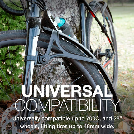 ZEFAL 28 GRAVEL SHIELD G50 SET 2024 MUDGUARDS, Black