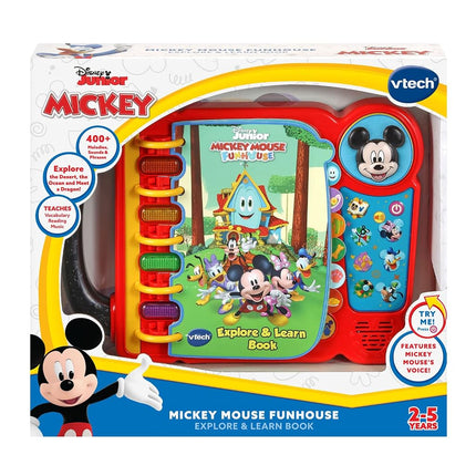 VTech Disney Mickey Mouse Funhouse Explore and Learn Book