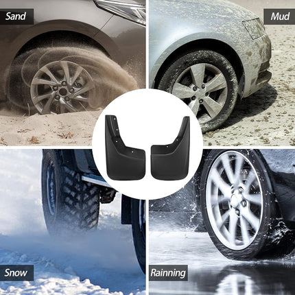 BDFHYK Mud Flaps Splash Guards Compatible for 14-18 Silveado 1500,2019 Silverado 1500 LD,15-19 Silverado 2500/3500 Without Fender Flares