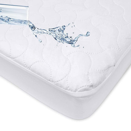 American Baby Company Waterproof Fitted Crib Mattress Protector 52" x 28" - Quilted, Noiseless, Soft & Breathable Crib & Toddler Mattress Pad Sheet Cover