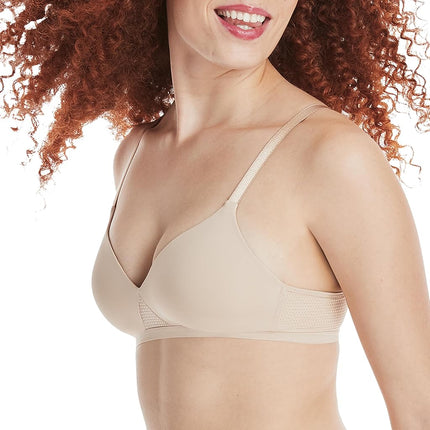 Hanes Women's Padded Bra, Nude, M