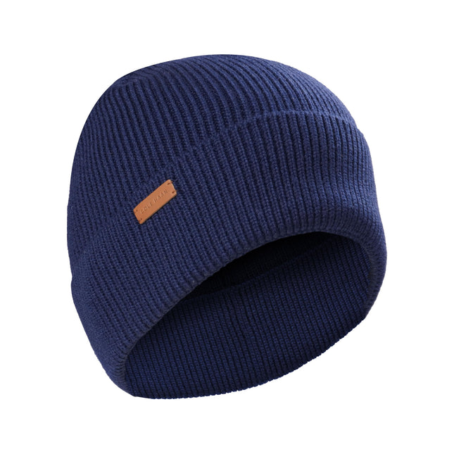Cole Haan Heritage Rib Cuff Beanie Hats for Men, O