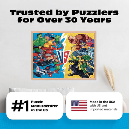 Buffalo Games - Marvel Comics VS Heroes vs - 1000 Piece Puzzle for Adults