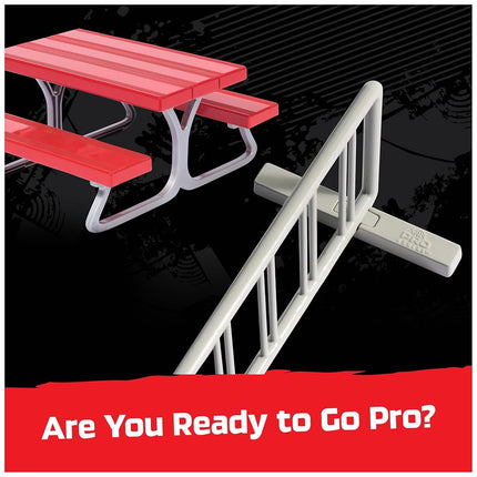Spin Master Tech Deck, Pro Series Daily Grind Pack 2.0 with Picnic Table and Bike Rack; Kids Toys for Boys Ages 6 and up (Mini Fingerboard Sold Separately)