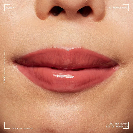 NYX Professional Makeup Butter Gloss, Lip Gloss, Shade: Bit of Honey