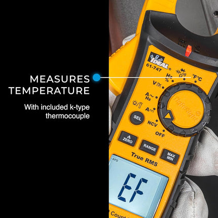 IDEAL Digital 600-Volt Clamp Meter 61-747