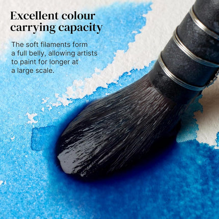 Winsor & Newton Professional Watercolour Brush, Synthetic, Gray, Eichhörnchen Mittel