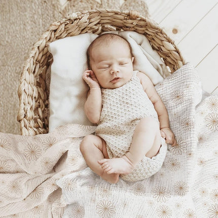 lulumoon Baby Muslin Swaddle Blankets: Soft Receiving Blanket for Newborn - Cotton Swaddling Blanket for Neutral 3Pack