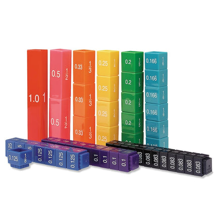 Learning Resources Fraction Tower Equivalency Cube