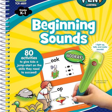 Power Pen Learning Book: Beginning Sounds [Spiral-bound] [Mar 01, 2016] Teacher Created Resources