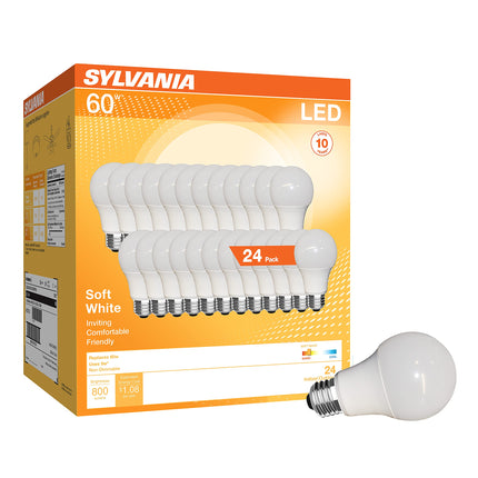 Sylvania LED A19 Light Bulb, 60W Equivalent, Effic