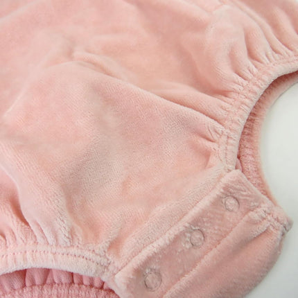 Paquetes múltiples de mamelucos cortos y vestidos HonestBaby 100 % algodón orgánico para bebés, niñas y niños pequeños, unisex, color rosa palo, recién nacido