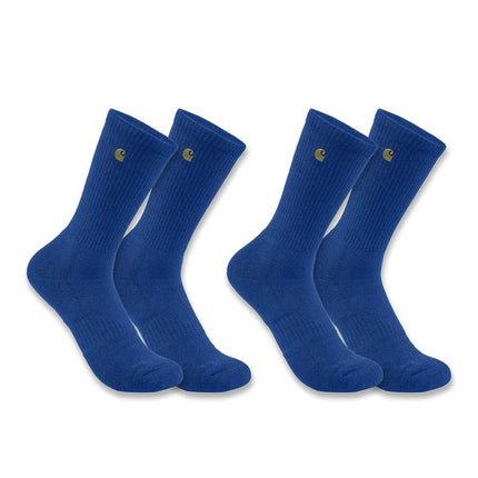 Carhartt Men's Force Midweight Crew Sock 2 Pack, D