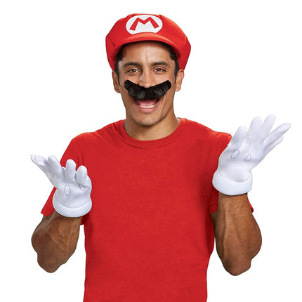 Disguise Nintendo Super Mario Red Hat & Mustache P