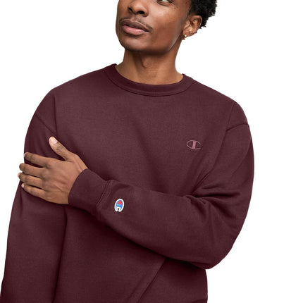 Champion Men's s0888powerblend Sweatshirt, Maroon, M UK
