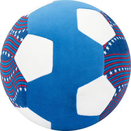 Jazwares FIFA World Cup 2026 USA 9" Plush Soccer Ball - Soft Collectible World Cup Plush Toy - National Team Stars and Stripes Design - Ages 3+
