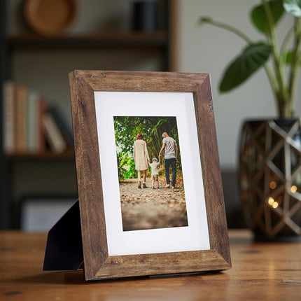 kennethan Rotten Brown 8x10 inch Picture Frame 2 Pcs Wooden frame for table and wall,for home decoration,holiday gift