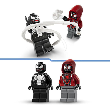 LEGO Marvel Venom Mech Armour vs. Miles Morales, Posable Spider-Man Toy Action Figure for Kids, Spidey Building Set with Minifigures, Super Hero Gifts for Boys and Girls Aged 6 Plus 76276