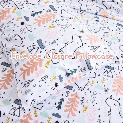 JSD Cute Unicorn Kids Twin Sheet Set 3 Piece
