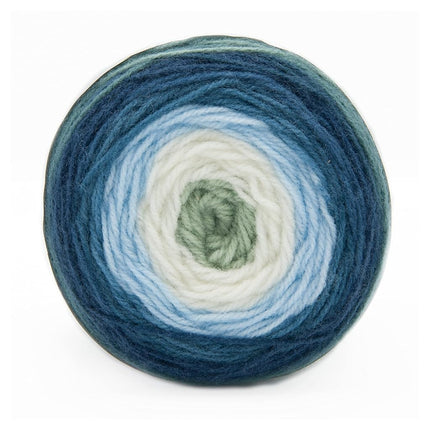 Lion Brand Yarn Mandala Baby Multicolor Yarn for Knitting, Crochet, and Crafts, Echo Caves, 1 Pack