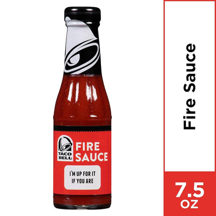 Taco Bell Sauce,fire, 7.5 Ounce Bottle (Pack of 3) by Taco Bell