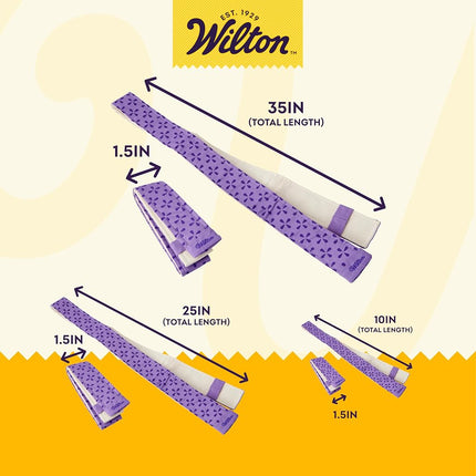 Wilton Bake-Even Baking Strips, Baking Tin Wraps, 6 Pieces
