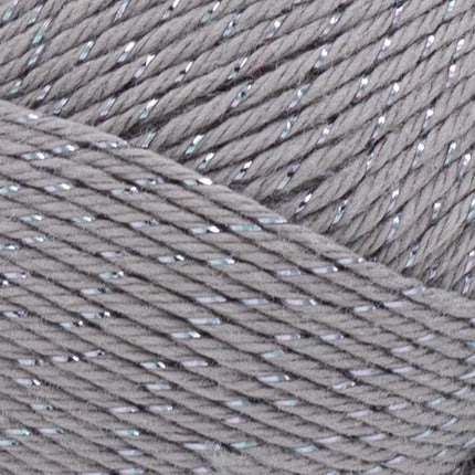 Lion Brand Yarn, 24/7 Cotton DK Crochet Yarn, Iron Grey, Metal Gray, 3 Pack