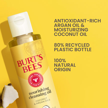Burt's Bees Aceite Limpiador Facial 100% Natural para Piel Normal a Seca 170ml