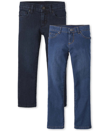 The Children's Place Girls' Bootcut Jeans, Super D