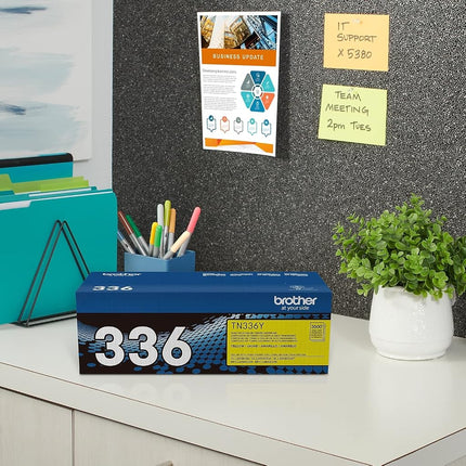 Brother TN-336Y laser toner & cartridge - laser toner & cartridges (Toner, Yellow, Laser, Brother, HL-L8250CDN, HL-L8350CDW, HL-L8350CDWT, MFC-L8600CDW, MFC-L8850CDW, ISO/IEC 19798)