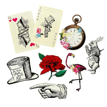 Talking Tables 8 x Reusable Alice in Wonderland Ex