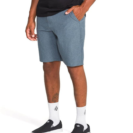 Volcom Men's Kerosene 21" Hybrid Chino Shorts, Dark Slate, 32