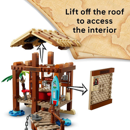LEGO® ONE PIECE Windmill Village Hut 75636 Building Kit, Role-Play Pirate Toy for Kids, Anime Room Decor, Playset for Boys and Girls with a Shop, Boat and Minifigures of Luffy, Shanks and Makino