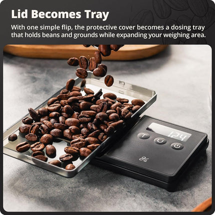 Báscula digital de bolsillo Greater Goods - Resolución de 750 x 0.1 gramos, báscula de laboratorio y para café espresso