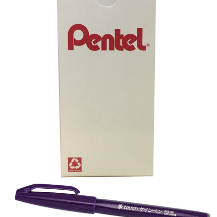 Pentel SES15C-V Fountain Pen Violet, Round, Water 