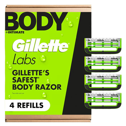 Gillette Labs Body + Intimate Razor Blades for Men