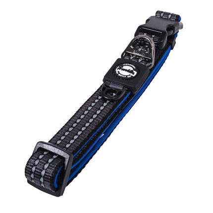 Franklin Pet Supply Co. - Nylon Dog Collar - Reflective Comfort - Fit - Neoprene - Adjustable- Small- Medium - Large - Puppy - Dog - Cat- Easy Clip