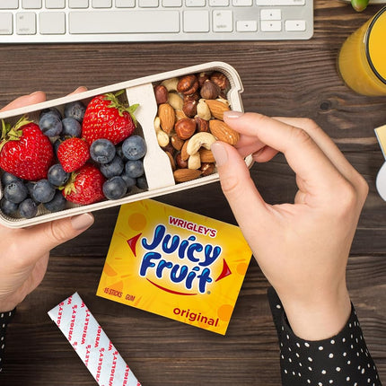 Juicy Fruit Original Chewing Gum, 15 Count,3 Pack