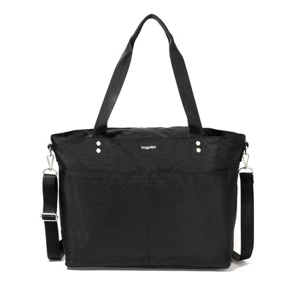 Baggallini Carryall Laptop Tote, Black, One Size